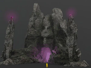 Porta del teschio Modello 3D