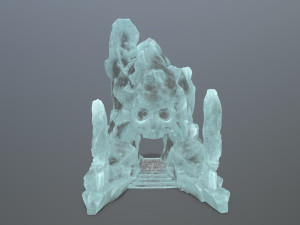 Skull gate Model 3D