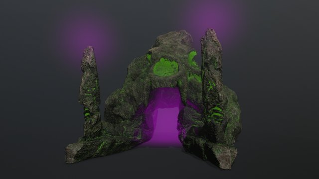 Skull gate 3D मॉडल .c4d .max .obj .3ds .fbx .stl .blend 
