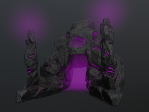 Skull gate 3D Model