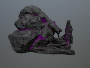 Skull gate Model 3D