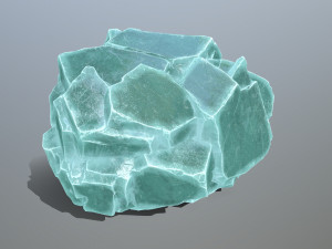 Ice rocks 3D Model