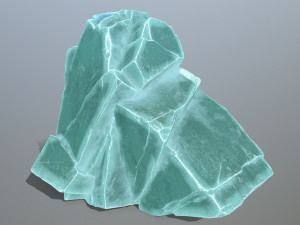 Ice rocks 3D Model