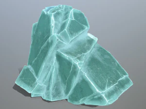 Ice rocks 3D Model