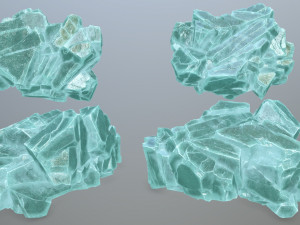 Ice rocks 3D Model