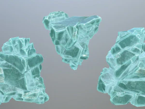 Ice rocks 3D Model