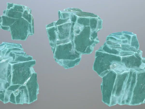 Ice rocks 3D Model