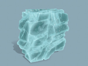 Ice rocks 3Dモデル