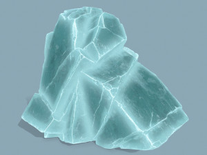 Ice rocks 3Dモデル