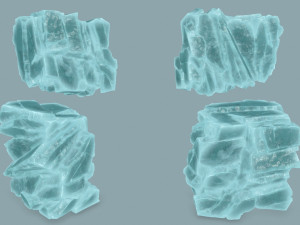 Ice rocks 3Dモデル