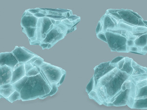 Ice rocks 3Dモデル
