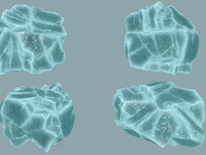 Ice rocks 3Dモデル