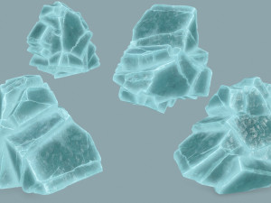 Ice rocks 3Dモデル
