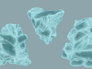 Ice rocks 3Dモデル