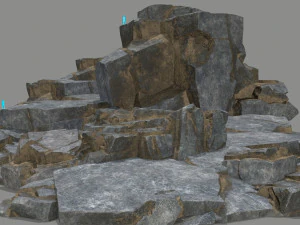 Rochas do penhasco Modelo 3D