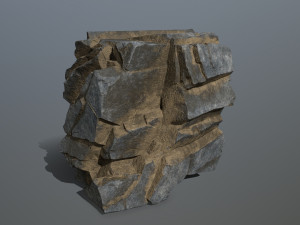 Cliff rocks 3D Model
