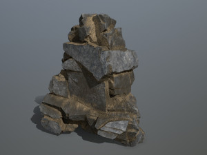 Cliff rocks 3D Model