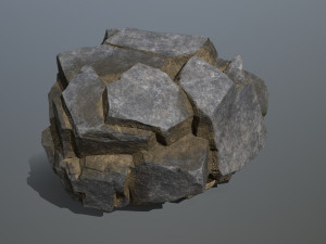 Cliff rocks 3D Model