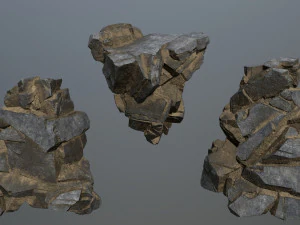 Rocce della scogliera Modello 3D