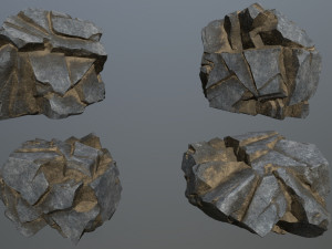 Cliff rocks 3D Model