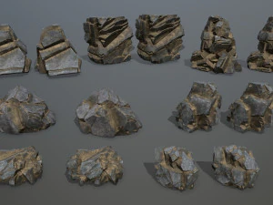 Rocce della scogliera Modello 3D
