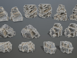 Cliff rocks 3D Model