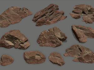 Rocce del deserto Modello 3D
