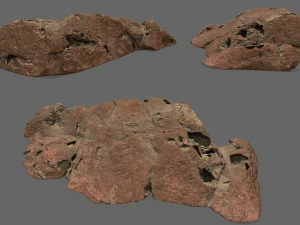 Desert rocks 3D Model
