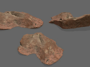 Desert rocks Modèle 3D