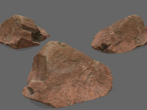 Desert rocks 3D Model