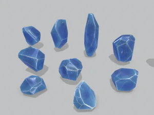 Crystal set 3D Model