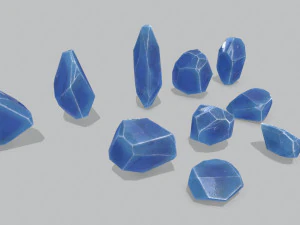 Crystal set 3D Model