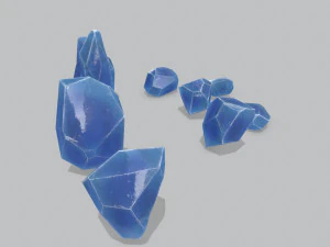 Crystal set 3D Model