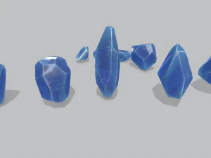Crystal set 3D Model