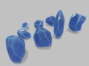Crystal set 3D Model