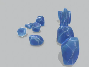 Crystal set 3D Model
