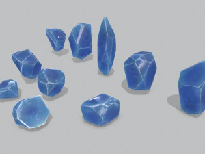 Crystal set 3D Модель