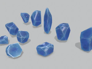 Crystal set 3D Model
