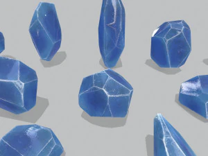 Crystal set 3D Model