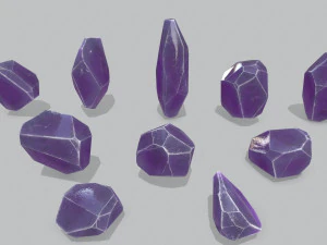 Crystal set 3D Model