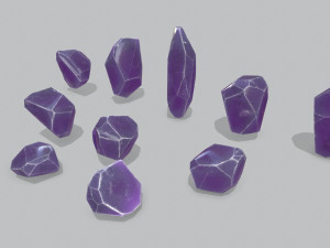 Crystal set 3D Model