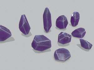 Crystal set 3D Model