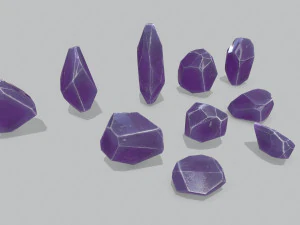 Crystal set 3D Model