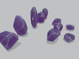 Crystal set 3D Model