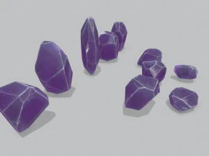 Crystal set 3D Model