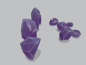 Crystal set 3D Model