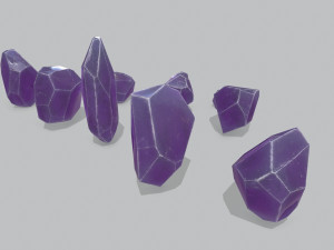 Crystal set 3D Model