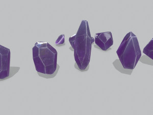 Crystal set 3D Model