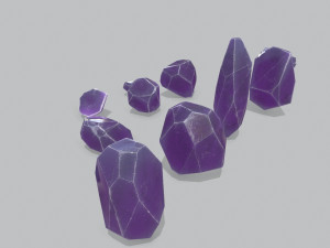 Crystal set 3D Model