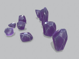 Crystal set 3D Model